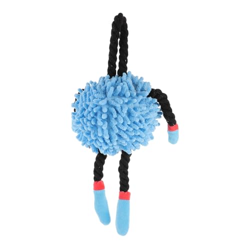 NOLITOY Plüsch Hundespielzeug mit Quietschfunktion Bungee Spielseil Kauspielzeug für Welpen und Große Hunde Interaktives Training zur Zahnpflege und Beschäftigung von NOLITOY