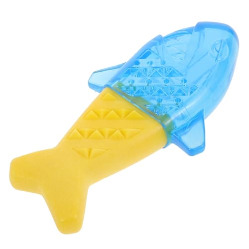 NOLITOY Puppy Teething Kauspielzeug aus TPR Kühlbares Langlebiges Beißspielzeug für Kleine und Mittlere Hunde Interaktives Trainingsspielzeug zur Zahnreinigung und Verhaltenskontrolle von NOLITOY