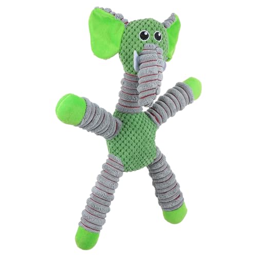 NOLITOY Quietschendes Plüsch-hundespielzeug, Langlebiges Kauspielzeug für Welpen Und Mittelgroße Hunde, Mehrfarbig, 41,9 X 20,3 X 6,1 cm von NOLITOY
