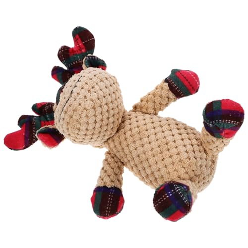 NOLITOY Quietschspielzeug Für Hunde Aus Plüsch Plüsch-hundespielzeug Weihnachtskauspielzeug Für Hunde Zahnspielzeug Für Weihnachtsleckerlis Für Hund Weihnachtsspielzeug Rentier Elch NOLITOY Quietschspielzeug Für Hunde Aus Plüsch Plüsch-hundespielzeug Weihnachtskauspielzeug Für Hunde Zahnspielzeug Für Weihnachtsleckerlis Für Hund Weihnachtsspielzeug Rentier Elch von NOLITOY