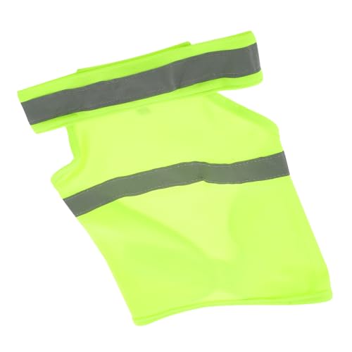 NOLITOY Reflektierende Hunde Sicherheitsweste Verstellbar Fluoreszierend Gelb Atmungsaktiv Komfortabel für Outdoor aktivitäten Jagd und Alltag Sichtbarkeitsschutz für Kleine und Mittlere von NOLITOY