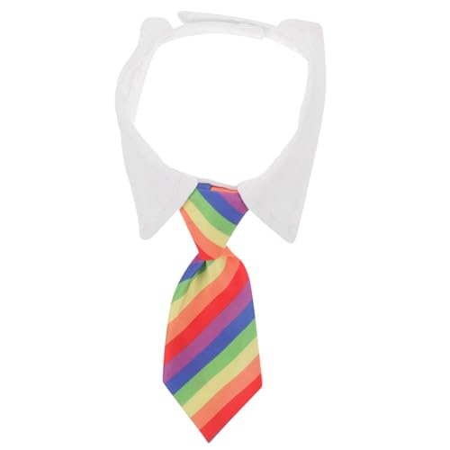 NOLITOY Regenbogen-Hundehalsband Verstellbares Welpen-Fliege-Hundehalsband Hundestolz-Bekleidung Niedliches Haustierhalsband Kostüm Pflegezubehör Für Kleine Mittelgroße Und Große NOLITOY Regenbogen-Hundehalsband Verstellbares Welpen-Fliege-Hundehalsband Hundestolz-Bekleidung Niedliches Haustierhalsband Kostüm Pflegezubehör Für Kleine Mittelgroße Und Große von NOLITOY