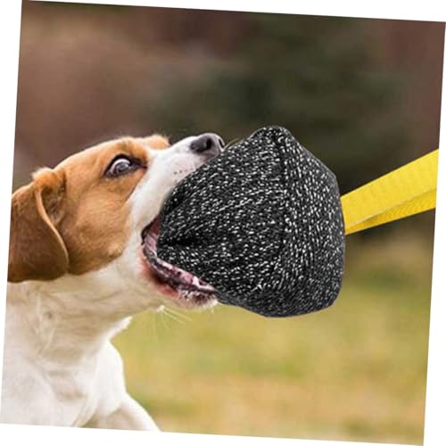 NOLITOY Robustes Kauspielzeug für Hunde Kreatives Beißfestes Pet Chew Toy Schwarzes Hundespielzeug zum Training gegen Zerstörungswut und Langeweile Geeignet für Welpen und Ausgewachsene von NOLITOY
