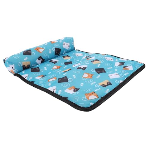 NOLITOY Selbstkühlende Katzenmatte mit Atmungsaktivem Leichtem Weiche Kühlunterlage für Sommer Haustier Schlafmatte zur Abkühlung von Katzen und Hunden Waschbar Stilvolles Design NOLITOY Selbstkühlende Katzenmatte mit Atmungsaktivem Leichtem Weiche Kühlunterlage für Sommer Haustier Schlafmatte zur Abkühlung von Katzen und Hunden Waschbar Stilvolles Design von NOLITOY