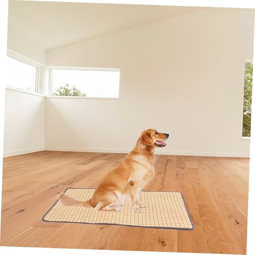 NOLITOY Sommer Kühlmatte für Haustiere Atmungsaktive Kühlunterlage für Hunde und Katzen Komfortables Schlafkissen für Drinnen und Unterwegs rutschfest und Leicht zu Reinigen von NOLITOY