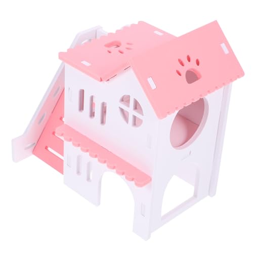 NOLITOY Spielzeug Hamsterhaus Hamsterhütte Rattenversteck Hamsterversteck Hamsterbett Hamsternest Zwergkaninchenhaus Kleines Tierhaus Hamster-kletterspielzeug Chinchilla- PVC Klettern von NOLITOY