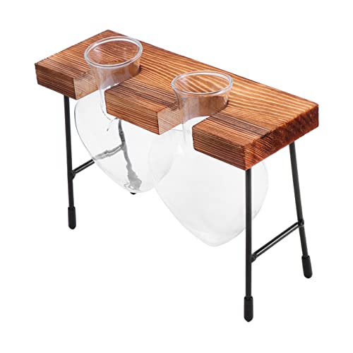 NOLITOY Terrarien Einmachgläser Pflanze Büro Glaskugel Hölzern Glasbehälter NOLITOY Terrarien Einmachgläser Pflanze Büro Glaskugel Hölzern Glasbehälter von NOLITOY
