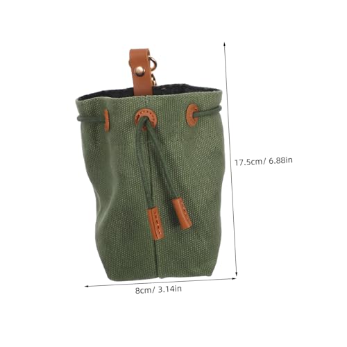NOLITOY Trainingsbeutel für Hundeleckerlis aus Robustem Canvas Wasserabweisender Snackbeutel mit Praktischem Hänge Design Leicht und Kompakt für Outdoor Reisen und Tägliche von NOLITOY