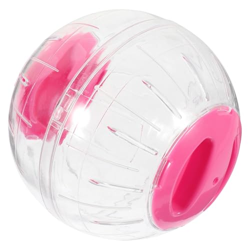 NOLITOY Transparenter Hamster Übungsball aus Kunststoff Mini für Kleintiere Interaktives Hamster Trainingsspielzeug Leicht und Tragbar Fördert Gesunde Bewegung von NOLITOY