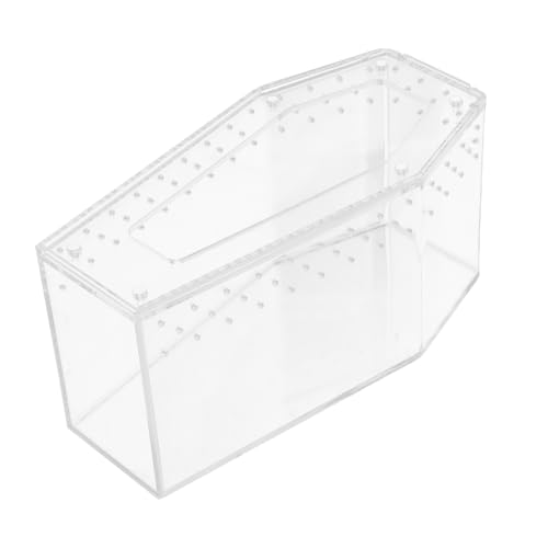 NOLITOY Transparenter Terrarium Stabiles Terrarium mit Deckel Vielseitiges Reptilien und Spinnengehege Sicheres Leicht zu Reinigendes Gehäuse für Gecko Schlange und Insekten NOLITOY Transparenter Terrarium Stabiles Terrarium mit Deckel Vielseitiges Reptilien und Spinnengehege Sicheres Leicht zu Reinigendes Gehäuse für Gecko Schlange und Insekten von NOLITOY