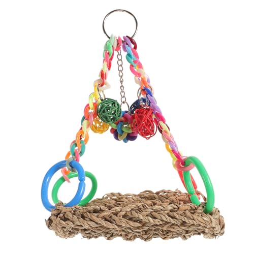 NOLITOY Vogel-kletternetz Papageienbarschständer Kletterspielzeug Papagei Barsch Spielzeug Papageien-hängespielzeug Spielzeug Für Sittiche Sittich Käfig Spielzeug Seilnetz Holz Schwingen NOLITOY Vogel-kletternetz Papageienbarschständer Kletterspielzeug Papagei Barsch Spielzeug Papageien-hängespielzeug Spielzeug Für Sittiche Sittich Käfig Spielzeug Seilnetz Holz Schwingen von NOLITOY
