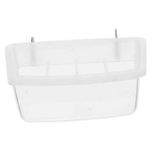 NOLITOY Vogelfutterspender Abs Wasserspender für Käfig Transparente Spritzgeschützte Futterstation mit Stabilem Material Leicht zu Reinigen Geeignet für Papageien und Wellensittiche NOLITOY Vogelfutterspender Abs Wasserspender für Käfig Transparente Spritzgeschützte Futterstation mit Stabilem Material Leicht zu Reinigen Geeignet für Papageien und Wellensittiche von NOLITOY