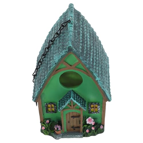 NOLITOY Vogelhaus aus Resin für Garten Hängendes Dekoratives Vogelhaus für Kleine Vögel Wetterfest Leicht zu Installieren für Außenbereich Vogelanlockung NOLITOY Vogelhaus aus Resin für Garten Hängendes Dekoratives Vogelhaus für Kleine Vögel Wetterfest Leicht zu Installieren für Außenbereich Vogelanlockung von NOLITOY