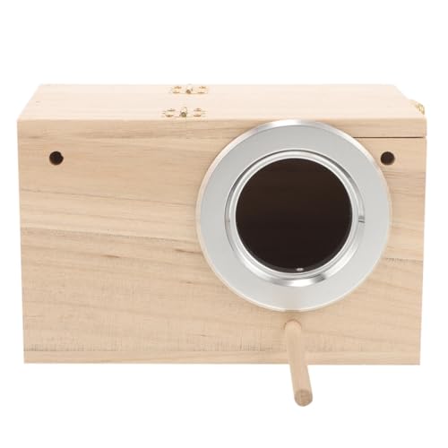 NOLITOY Vogelnistkasten Holzbrutkästen Sittichnest Papageienvogelkasten Finkennest Brutkasten Sittichnistkasten Vogelhaus Für Vogelbedarf von NOLITOY