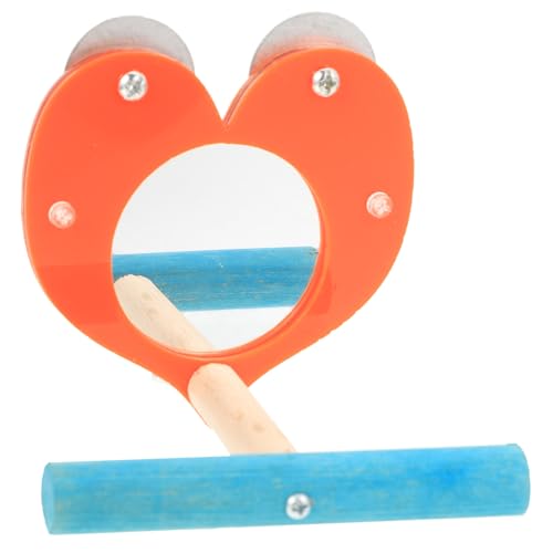 NOLITOY Parrot Mirror Spielzeug Für Vögel Hängendes Trainingsspielzeug Mit Acryl-Spiegel Für Papageien Und Sittiche Fördert Spiel Und Beschäftigung NOLITOY Parrot Mirror Spielzeug Für Vögel Hängendes Trainingsspielzeug Mit Acryl-Spiegel Für Papageien Und Sittiche Fördert Spiel Und Beschäftigung von NOLITOY