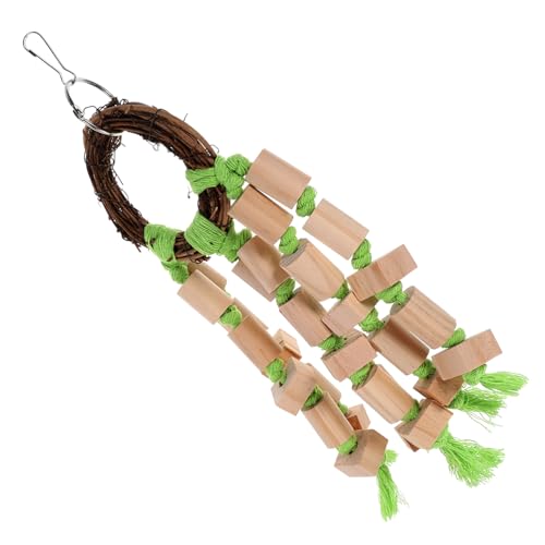 NOLITOY Papagei Spielzeug Holz Hängend Für Vögel Kauspielzeug Für Wellensittiche Und Nymphensittiche Sicheres Und Robustes Vogelspielzeug Für Käfigdekoration Und Beschäftigung NOLITOY Papagei Spielzeug Holz Hängend Für Vögel Kauspielzeug Für Wellensittiche Und Nymphensittiche Sicheres Und Robustes Vogelspielzeug Für Käfigdekoration Und Beschäftigung von NOLITOY