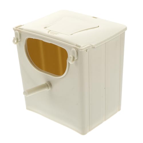 NOLITOY Vogelzuchtbox Vogelkäfigvogel Vogelkäfignest Kleiner Vogelkäfig Vogelnest für Papageien Vogelkäfige Nistkästen für Sittiche Zuchtkäfig für Sittiche Plastik Beige Zufällige Farbe NOLITOY Vogelzuchtbox Vogelkäfigvogel Vogelkäfignest Kleiner Vogelkäfig Vogelnest für Papageien Vogelkäfige Nistkästen für Sittiche Zuchtkäfig für Sittiche Plastik Beige Zufällige Farbe von NOLITOY