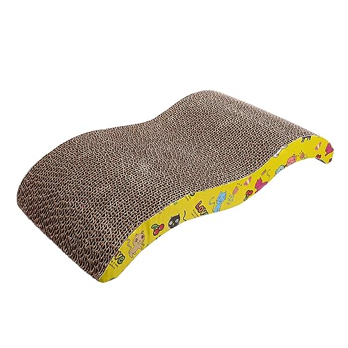 NOLITOY Wellpapier Kratzbett Katzenkratzer Aus Pappe Katzenkratzer Für Den Boden Kratzbaum Aus Pappe Für Katzen Katzenkratzbrett Kleiner Katzenkratzer Haustier Kratzen Kätzchen Teppich NOLITOY Wellpapier Kratzbett Katzenkratzer Aus Pappe Katzenkratzer Für Den Boden Kratzbaum Aus Pappe Für Katzen Katzenkratzbrett Kleiner Katzenkratzer Haustier Kratzen Kätzchen Teppich von NOLITOY