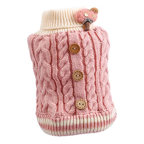 NOLITOY Welpenweste Aus Baumwolle Katzenbekleidung Welpenkostüm Warme Haustierkleidung Katzenkostüme Hunde-Hoodie Hundekleidung Für Kaltes Wasser Pullover Stoff Großer Hund Twist von NOLITOY
