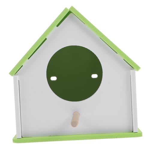 NOLITOY Wetterfestes Papageien Nistnest Vogelhaus aus Robustem Material Mittlere Kreatives Design für Haus und Wildvögel Einfach zu Reinigen und Langlebig für Käfige und Freilandhaltung von NOLITOY
