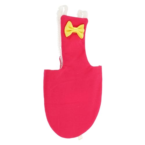 NOLITOY Wiederverwendbare Vogelwindel Schleifen dekor Verstellbar für Kleine Papageien Nymphensittiche und Tauben Atmungsaktives Sicheres Parrot Diaper Kleidungszubehör in XL Rosa von NOLITOY