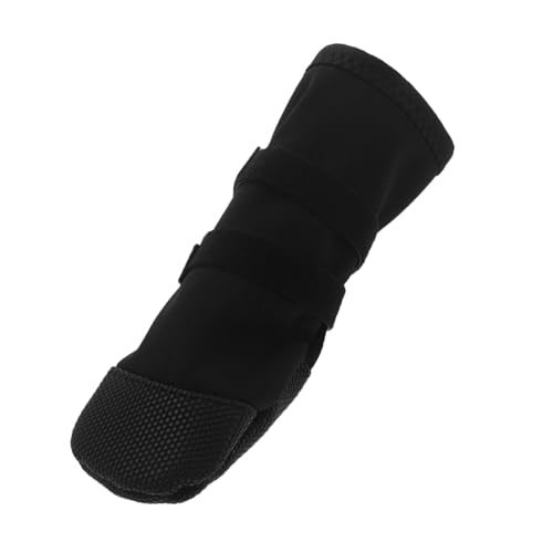 NOLITOY wasserdichte Hundeschuhe mit Rutschfester Sohle Atmungsaktive Leck Socken für Hunde Pfotenschutz bei Verletzungen Verstellbare Passform für Glatte Böden und Postoperative Heilung von NOLITOY