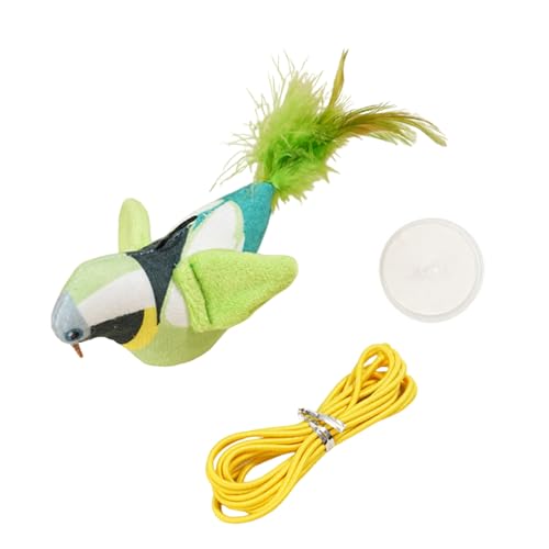 NONGYU Kätzchen-Kauspielzeug, Geräuschspielzeug, Zahnen, weiches Katzenspielzeug, bunter Vogel mit Federn, attraktive Vogelform, Zahnspielzeug NONGYU Kätzchen-Kauspielzeug, Geräuschspielzeug, Zahnen, weiches Katzenspielzeug, bunter Vogel mit Federn, attraktive Vogelform, Zahnspielzeug von NONGYU