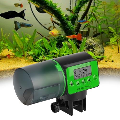 NOPNOG Einstellbarer Automatischer Fischfutterautomat für Aquarium, 2 in 1 Manueller und intelligenter Fischfutterautomat mit LCD-Display, 200ML NOPNOG Einstellbarer Automatischer Fischfutterautomat für Aquarium, 2 in 1 Manueller und intelligenter Fischfutterautomat mit LCD-Display, 200ML von NOPNOG