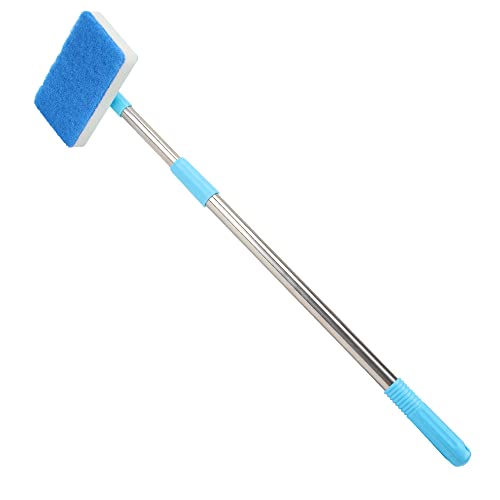 NOPNOG Skalierbare Aquarium-Reinigungsbürste, 180 ° Verstellbare Aquarium-Reinigungsbürste, Doppelseitige Schwammbürste, mit 3 Ersatzbürstenköpfen NOPNOG Skalierbare Aquarium-Reinigungsbürste, 180 ° Verstellbare Aquarium-Reinigungsbürste, Doppelseitige Schwammbürste, mit 3 Ersatzbürstenköpfen von NOPNOG