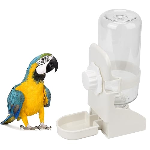 NOPNOG Wasserspender für Vögel mit 500ML Flasche, Wasserspender für Tauben, Papageien von NOPNOG