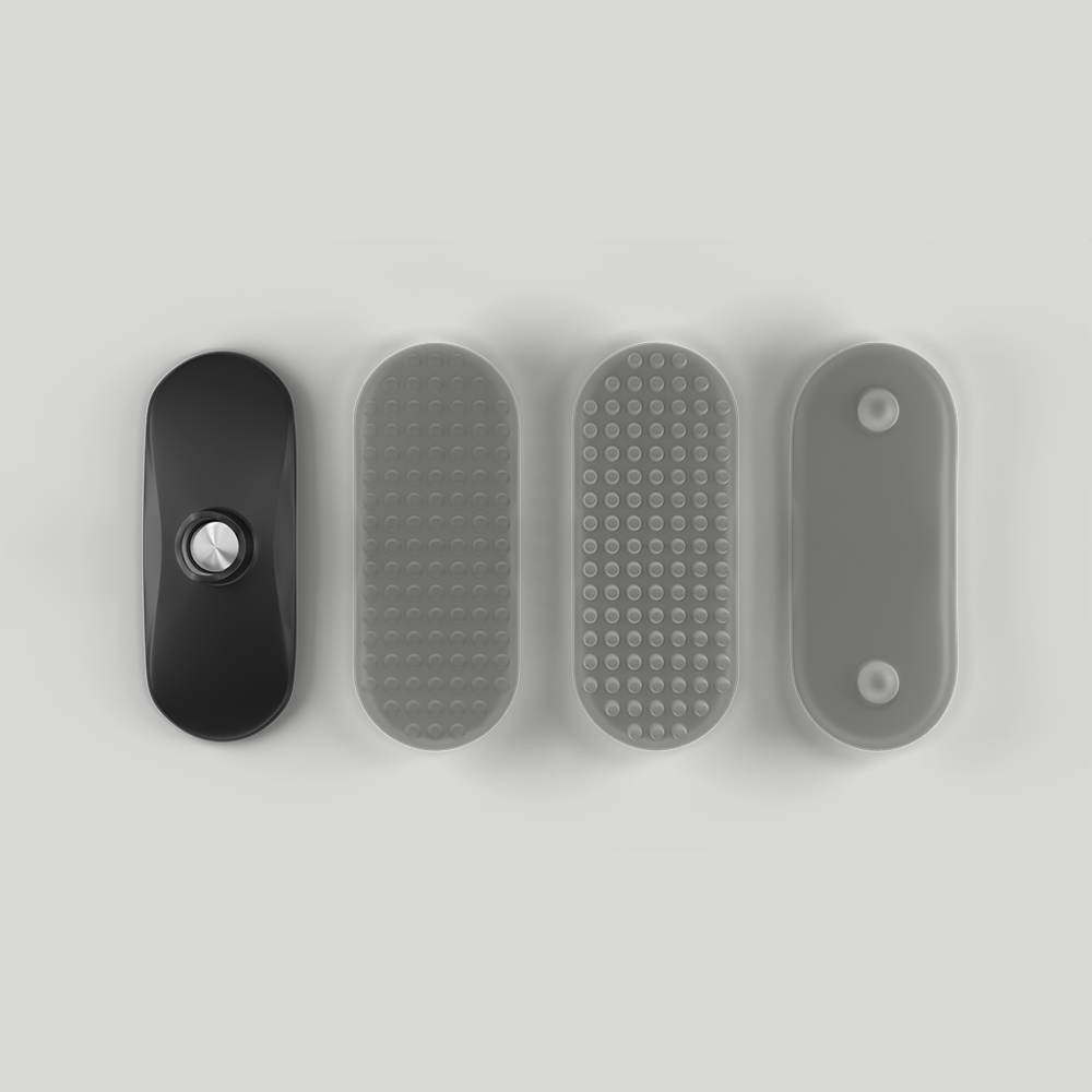Novafon Modular-Set, schwarz Für gewölbte und größere Körperstrukturen Novafon Modular-Set, schwarz Für gewölbte und größere Körperstrukturen von NOVAFON