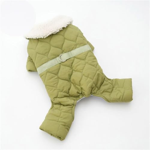 Winter Hundebekleidung Warme Weste Katze Welpen Haustier Mantel Jacke Outfit Yorkie Pommerschen Shih Tzu Bichon Chihuahua Hundekleidung (Farbe: A- Overall, Größe: L) von NOVSKI