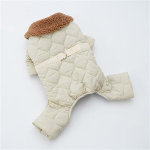 Winter Hundebekleidung Warme Weste Katze Welpen Haustier Mantel Jacke Outfit Yorkie Pommerschen Shih Tzu Bichon Chihuahua Hundekleidung (Farbe: B- Overall, Größe: M) von NOVSKI