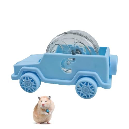 NPXUAMTJ Gerbil Running Radfahrzeug Modestrategie Sogar Für Sichere Bewegung Und Lustige Auto Geformte Rennrättrohr Beendet von NPXUAMTJ