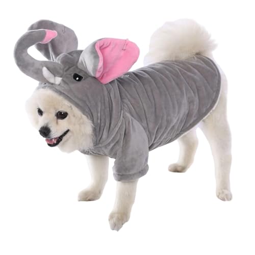 Hunde Elefant Kostüm Baumwolle Haustier Outfit Für Halloween Feier Geburtstag Einfach Zu Tragen Sweatshirt Hunde Kostüm Geburtstagsfeier von NPXUAMTJ