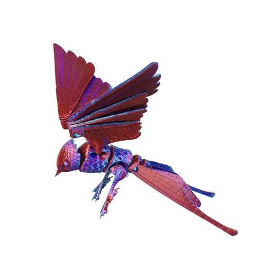 NPXUAMTJ 3Dimension Gedruckte Flexible Gelenk Artikulierte Zappel Spielzeug Swallow Figur Exquisite Haustier Spielzeug Desktop Orament Desktop Pet Orament von NPXUAMTJ