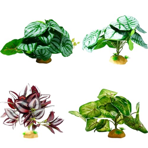 NPXUAMTJ Aquarium Landschaft Blattmodell Aquarien Dekorationen Kunsthandwerk Terrarium Habitat Ornamente Plastik Aquarium Accessoires von NPXUAMTJ