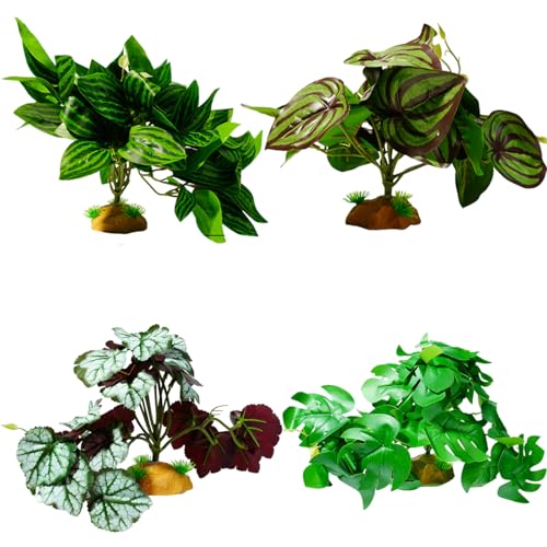 NPXUAMTJ Aquarium Landschaft Blattmodell Aquarien Dekorationen Kunsthandwerk Terrarium Habitat Ornamente Plastik Aquarium Accessoires von NPXUAMTJ