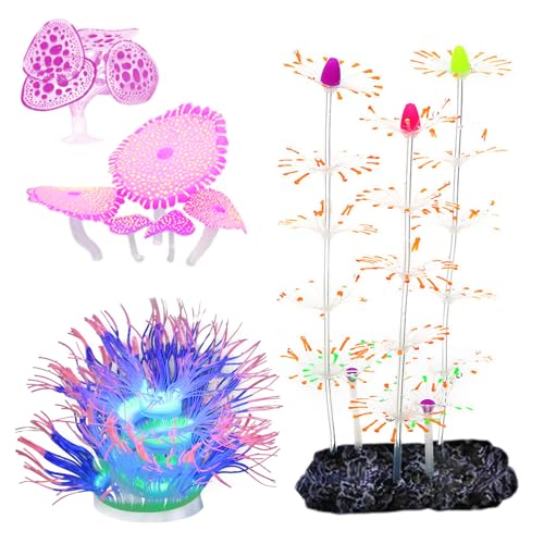 NPXUAMTJ Aquarium Landschaft Gras Fluoreszenz Aquarien Dekorationen Kunst Terrarium Lebensraum Ornamente Foto Requisiten von NPXUAMTJ