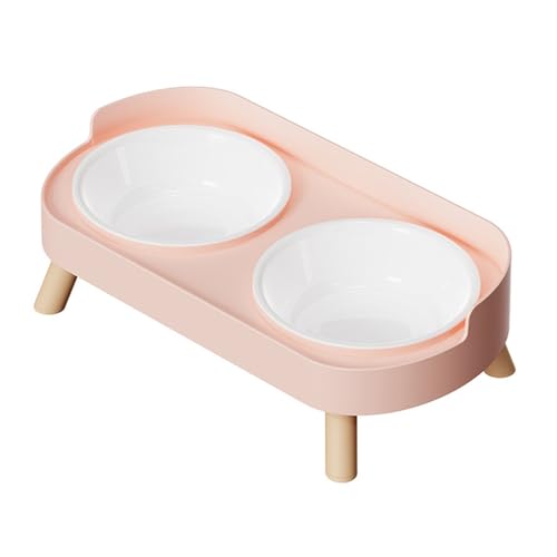 NPXUAMTJ Erhöhte Katzen Hundefutter Wasserschale Mit Spritzsicherem Nicht Slip Basis Und Doppelbehälter Für Kleine Petschalen Sicheres PP Doppel Haustier Feeder NPXUAMTJ Erhöhte Katzen Hundefutter Wasserschale Mit Spritzsicherem Nicht Slip Basis Und Doppelbehälter Für Kleine Petschalen Sicheres PP Doppel Haustier Feeder von NPXUAMTJ