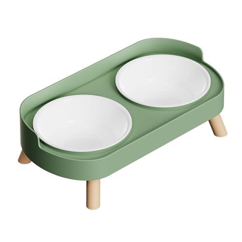 NPXUAMTJ Erhöhte Katzen Hundefutter Wasserschale Mit Spritzsicherem Nicht Slip Basis Und Doppelbehälter Für Kleine Petschalen Sicheres PP Doppel Haustier Feeder NPXUAMTJ Erhöhte Katzen Hundefutter Wasserschale Mit Spritzsicherem Nicht Slip Basis Und Doppelbehälter Für Kleine Petschalen Sicheres PP Doppel Haustier Feeder von NPXUAMTJ