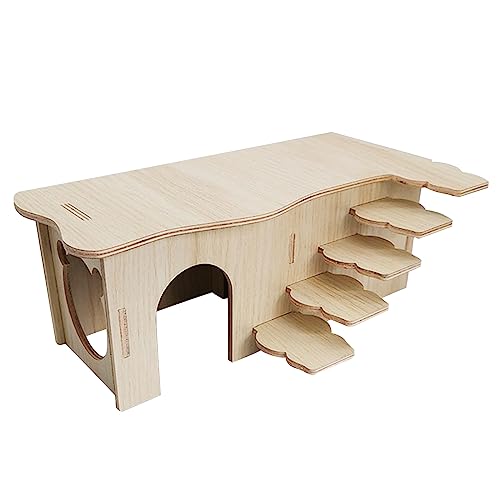 NPXUAMTJ Hamster Versteckhaus Mit Mehreren Kammern Kleintier Aktivitätsspielzeug Hamsterkäfig Zubehör Für Junge Syrische Mäuse Gerbi NPXUAMTJ Hamster Versteckhaus Mit Mehreren Kammern Kleintier Aktivitätsspielzeug Hamsterkäfig Zubehör Für Junge Syrische Mäuse Gerbi von NPXUAMTJ