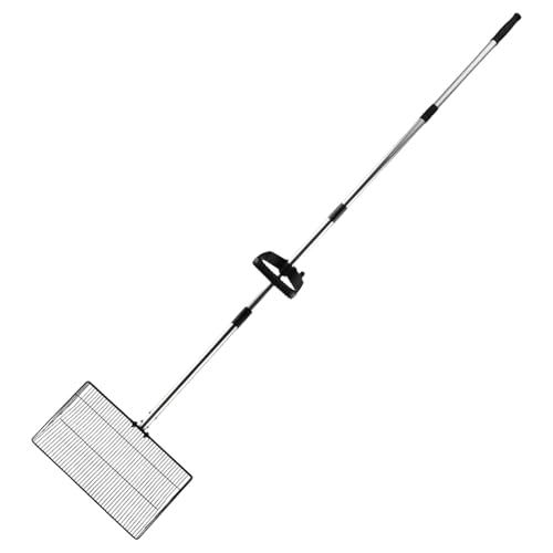 NPXUAMTJ Hühnerkotschaufel, Metallschaufel für Tierabfälle, hohl, Kotsieb, Schaufel, Katzentoilettenreiniger, langer Griff, Bauernhof-Werkzeug NPXUAMTJ Hühnerkotschaufel, Metallschaufel für Tierabfälle, hohl, Kotsieb, Schaufel, Katzentoilettenreiniger, langer Griff, Bauernhof-Werkzeug von NPXUAMTJ