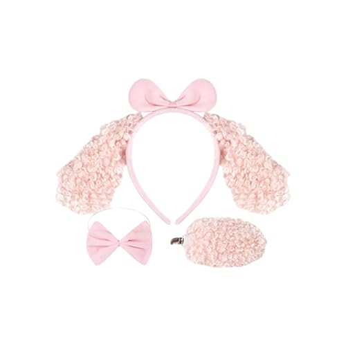 NPXUAMTJ Hundekostüm-Set, Hundeohren, Stirnband, Schwanz, Tutus, Rock für Kinder, Mädchen, Halloween, Weihnachten, Tier-Cosplay, Requisiten, Tier-Cosplay-Kostüm, 1/3/4-teilig NPXUAMTJ Hundekostüm-Set, Hundeohren, Stirnband, Schwanz, Tutus, Rock für Kinder, Mädchen, Halloween, Weihnachten, Tier-Cosplay, Requisiten, Tier-Cosplay-Kostüm, 1/3/4-teilig von NPXUAMTJ