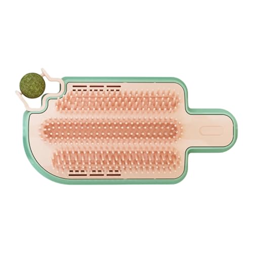 NPXUAMTJ Katzenmassage Pinsel Set Einstellbare Wandmontage Eiscreme Form Der Tierpflegerzeug Haarsammler Cream Cats Kratzer von NPXUAMTJ