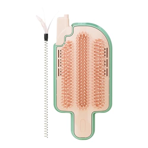 NPXUAMTJ Katzenmassage Pinsel Set Einstellbare Wandmontage Eiscreme Form Der Tierpflegerzeug Haarsammler Cream Cats Kratzer von NPXUAMTJ