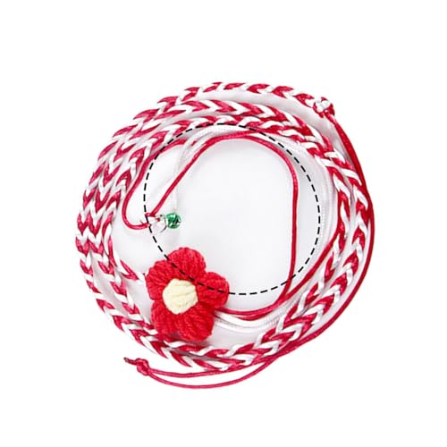 NPXUAMTJ Kleine Tiersicherheit Leinengurt Mit Blumendesign Für Spaziergänge Reisen Sozialer Event Hamster Kaninchen Wanderseil Hamster Leine Für Outdoor von NPXUAMTJ