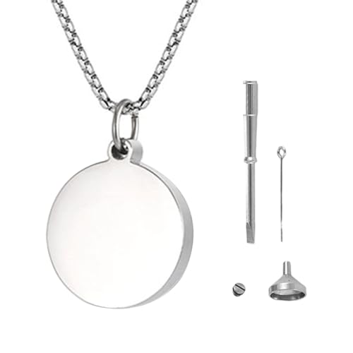 NPXUAMTJ Metall Haustier Urnen Halskette Für Hunde Katzen Haustier Denkmäler Halskette Souvenir Verlust Haustier Memory Ashes Behälter Schmuck Schmuck von NPXUAMTJ