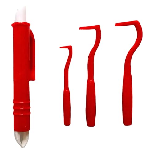 NPXUAMTJ Multisize Ticks Entfernungstool Für PET 4PCS ABS Flöhe Comb Extracter Kits Safe Design Empfindlicher Hauthund Pflege Zecken Remover Dog von NPXUAMTJ