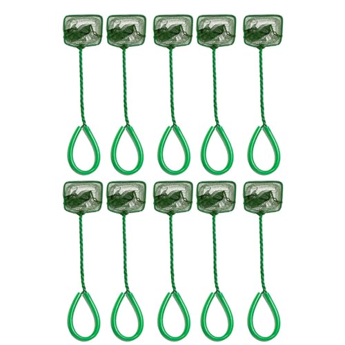 NPXUAMTJ Packung Von 10 Fischtanks Reinigung Von Netto Wartungszubehör Für Effiziente Fischhandhabung Und Entfernung Trümmern In Aquarien Aquarienfischnetz von NPXUAMTJ